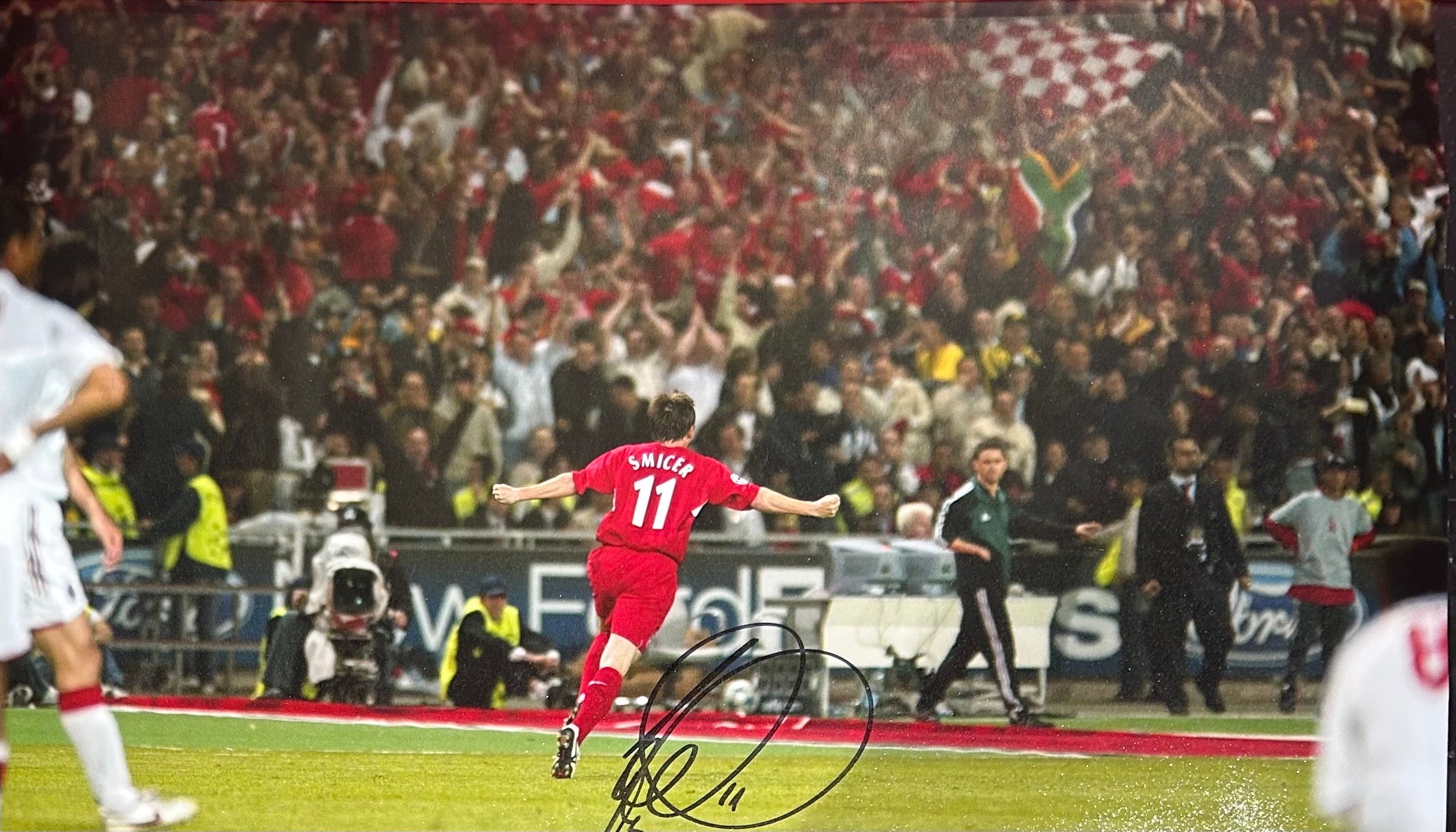 Vladimír Šmicer: The Miracle of Istanbul Signed Action Print (Unframed)