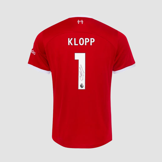 Jurgen Klopp Signed 23/24 Liverpool FC Home Shirt