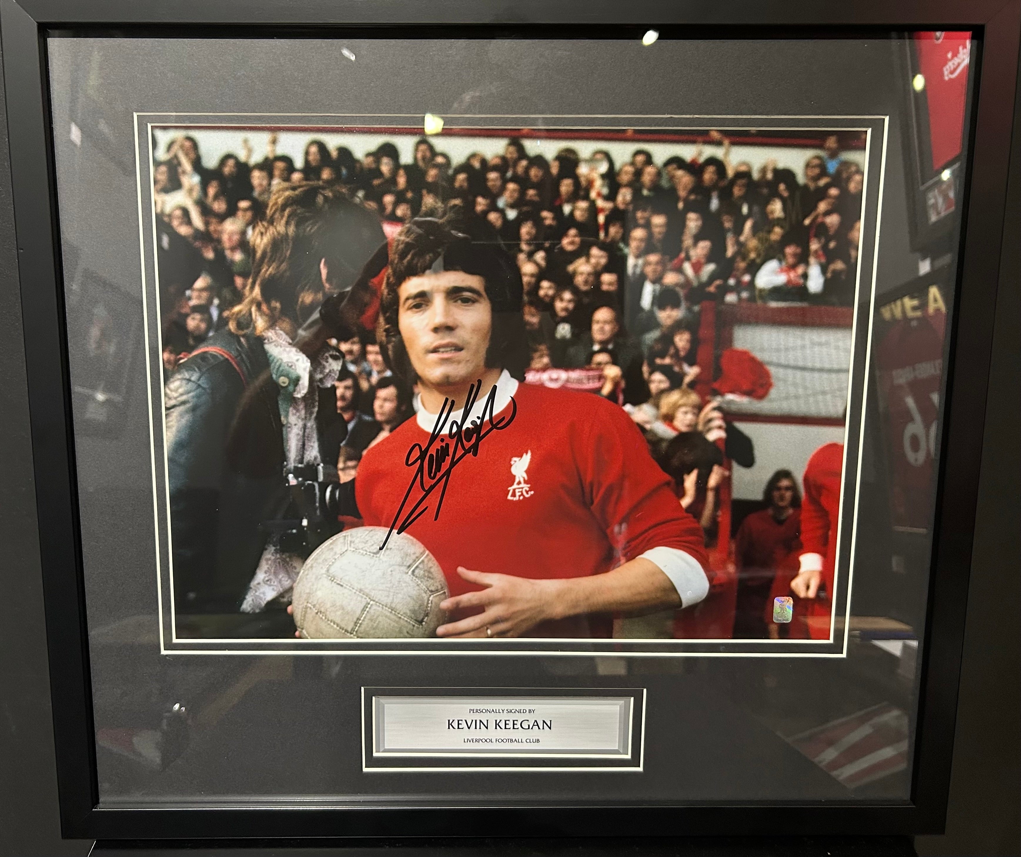 Kevin Keegan Signed Liverpool FC Image (Framed)