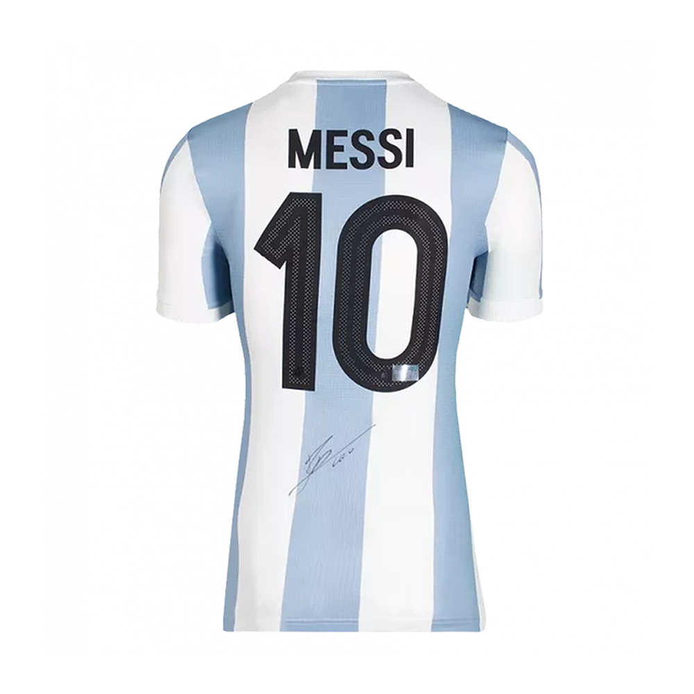 Lionel Messi 2024/25 Argentina Anniversary Home Signed Shirt (FIFA Hologram)