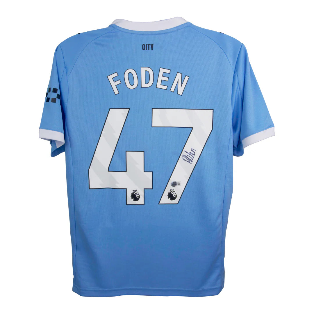 Phil Foden 2025/26 Manchester City Home Signed Shirt (Beckett COA)