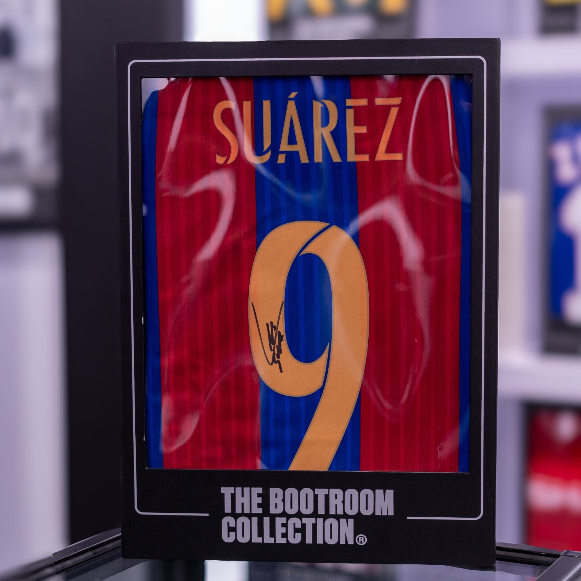 LUIS SUAREZ BACK SIGNED FC BARCELONA 2018-19 HOME SHIRT