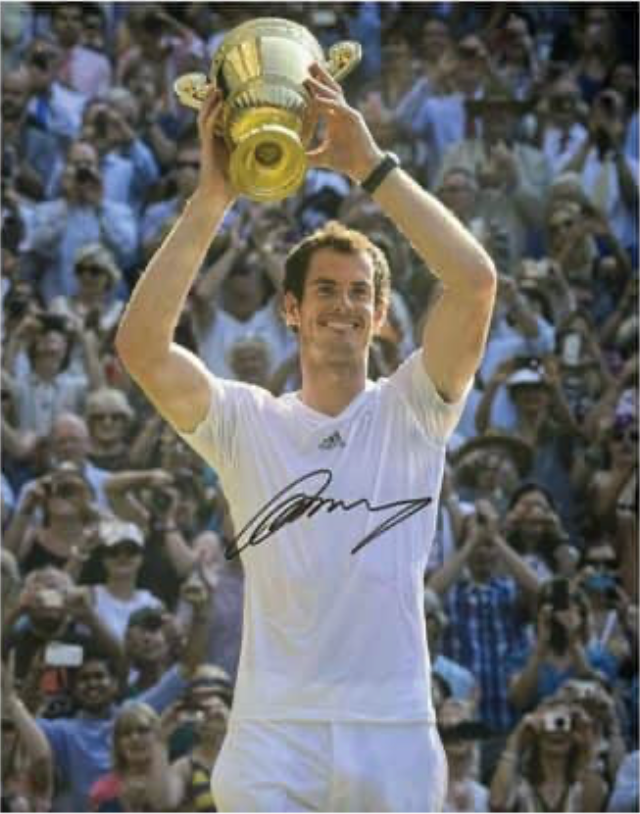 Andy Murray signed 16×20 photo