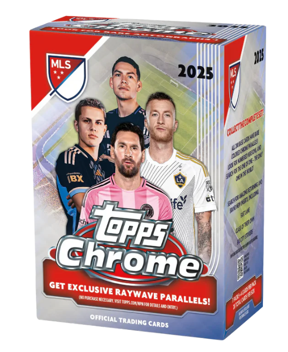 Topps Chrome 2025 MLS Value Box Trading Cards