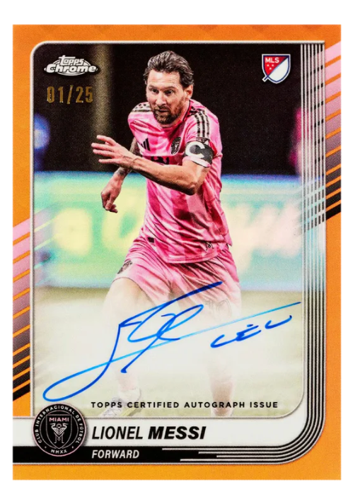 Topps Chrome 2025 MLS Value Box Trading Cards