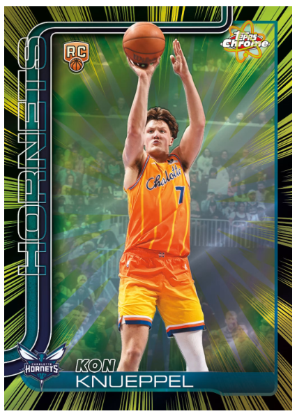 2025-26 Topps NBA Chrome Updates Hobby Box Trading Cards