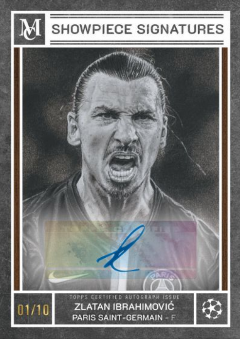2025/26 Topps Museum Collection UEFA Club Competitions Soccer Hat Trick Box