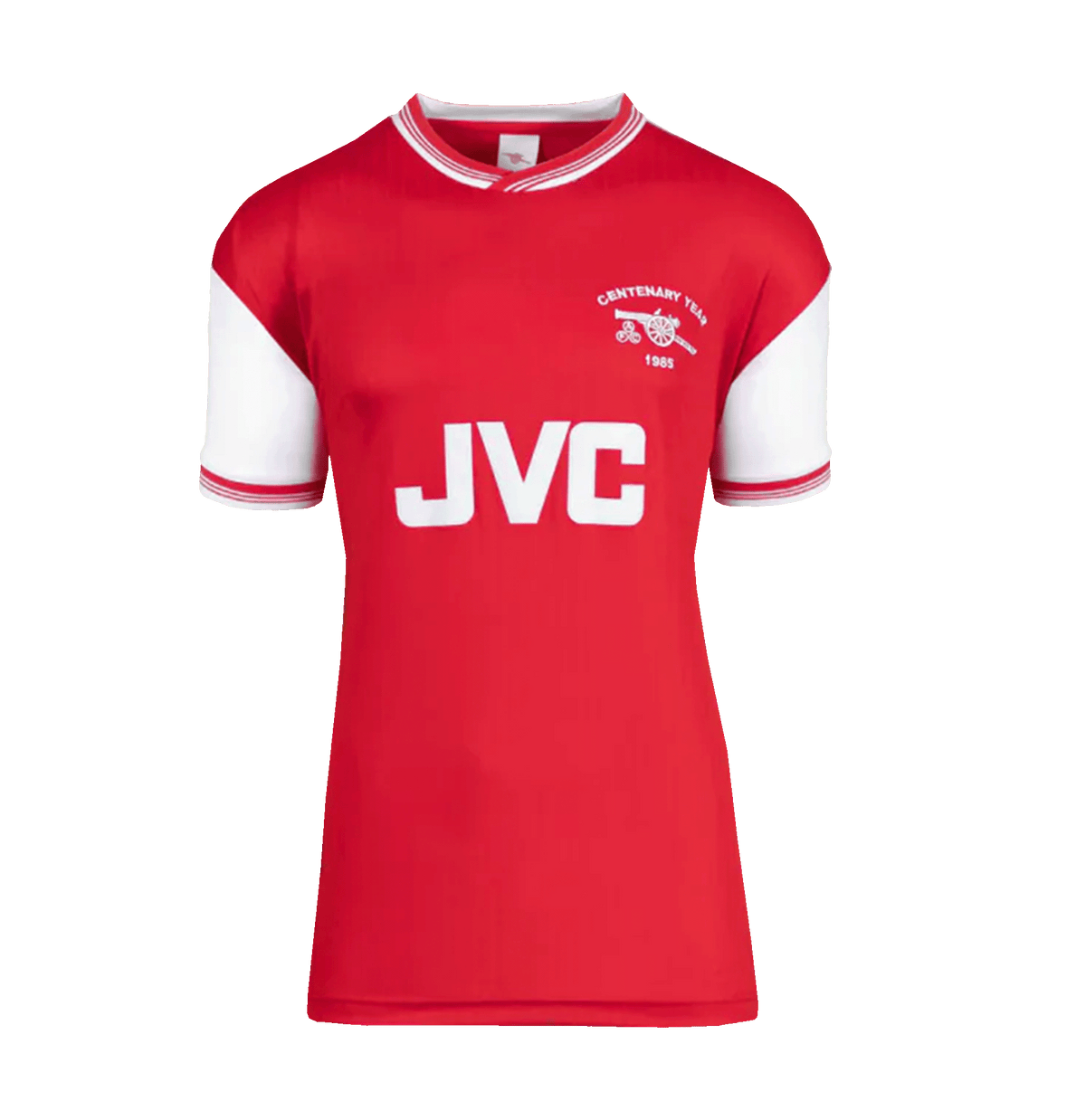 Ian Wright 1985 Arsenal Centenary Home Signed Shirt