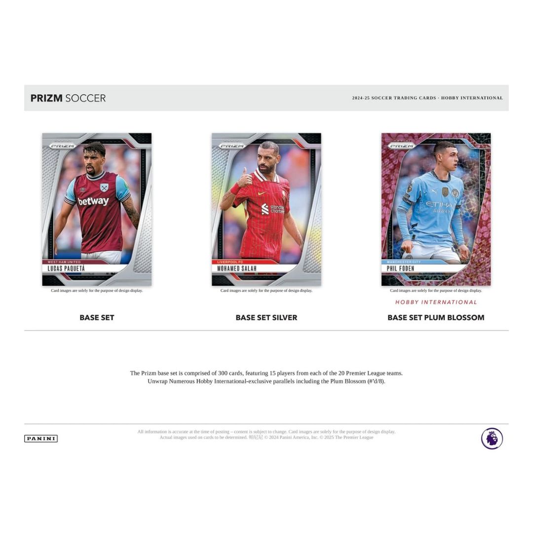 2024/25 Panini Prizm Premier League EPL Soccer International Hobby Box