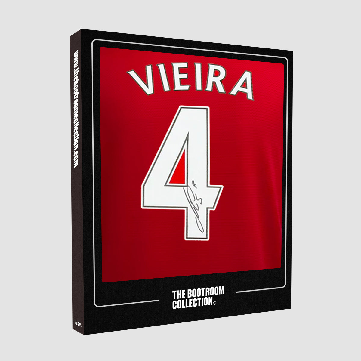 Patrick Vieira Back Signed 21/22 Arsenal Home Shirt