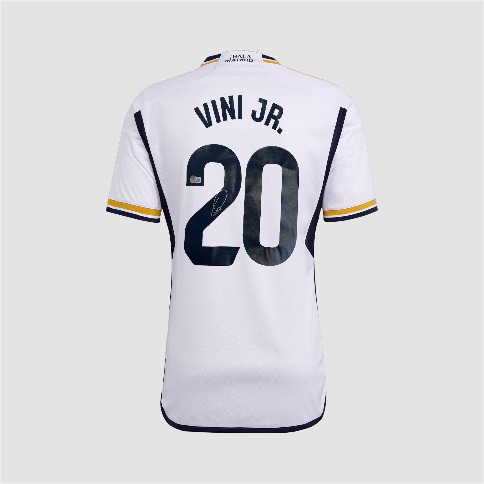 Vinicius Jr Signed 23/24 Real Madrid Home Shirt