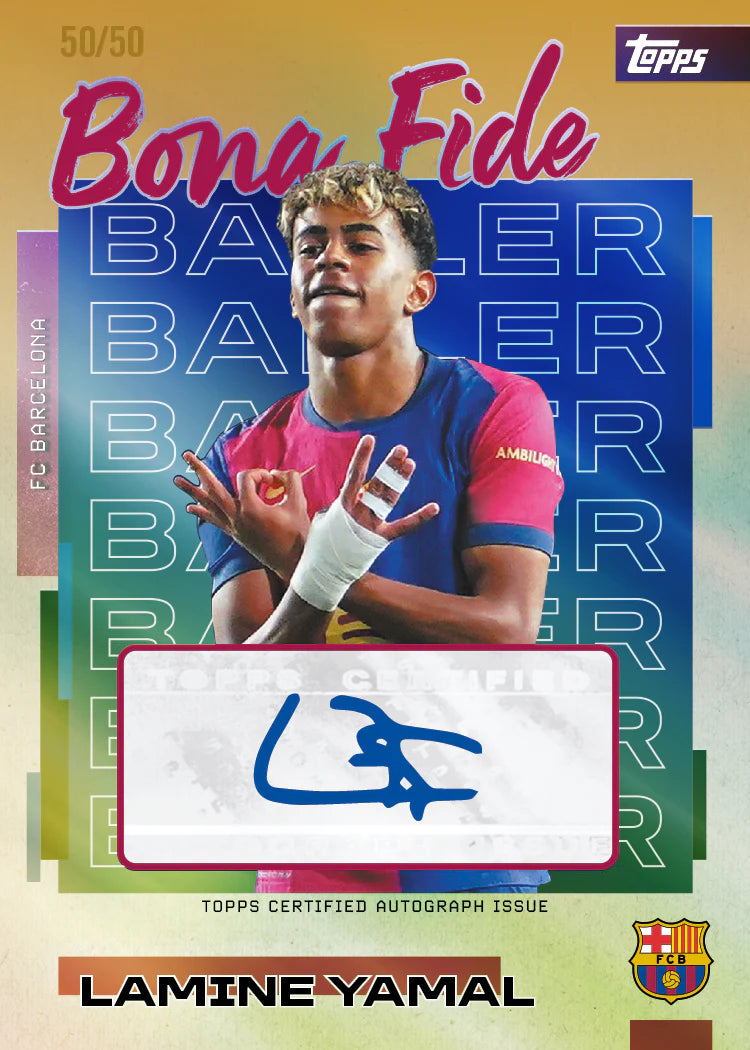 Topps FC Barcelona 2025/26 Team Set Trading Cards Deck Box