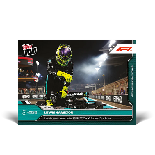 Topps NOW Lewis Hamilton 2025 Last dance Trading Card 080
