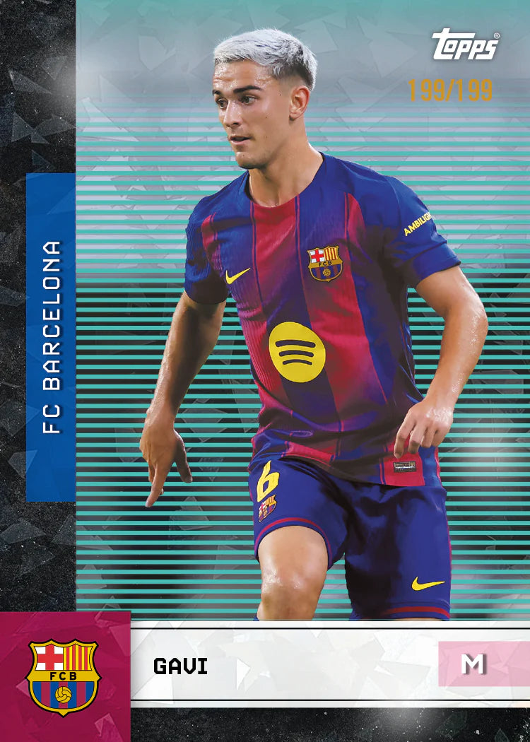 Topps FC Barcelona 2025/26 Team Set Trading Cards Deck Box