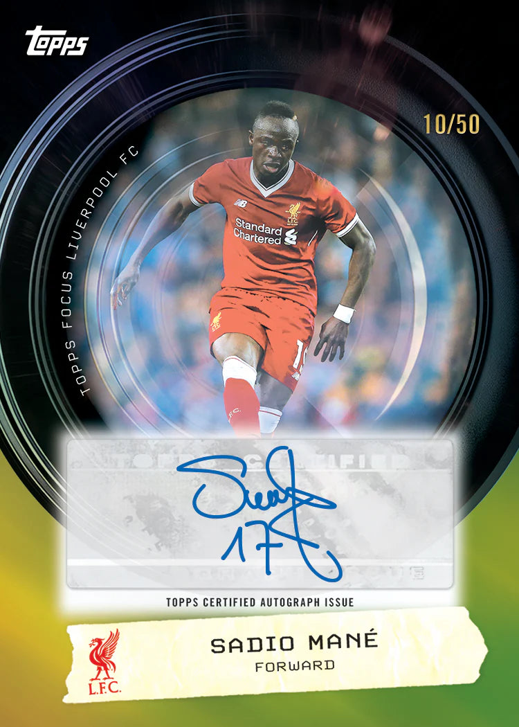 Topps Focus Liverpool FC 2025/26 Trading Cards Deck Box