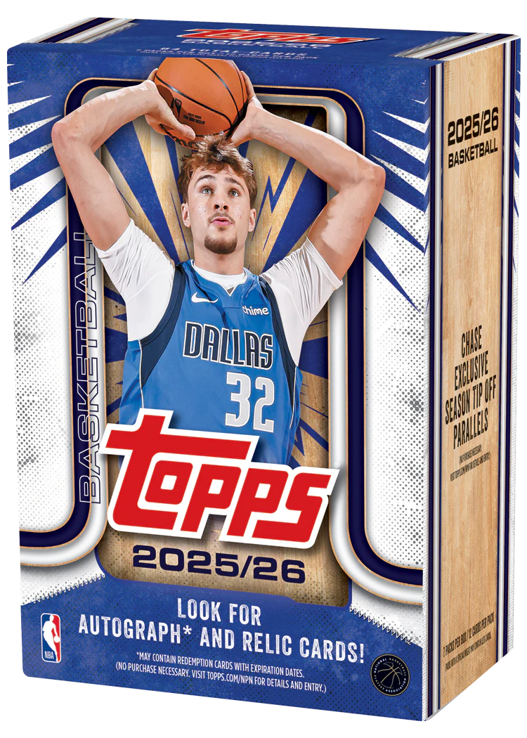 Topps NBA Basketball 25/26 Trading Cards Value Box