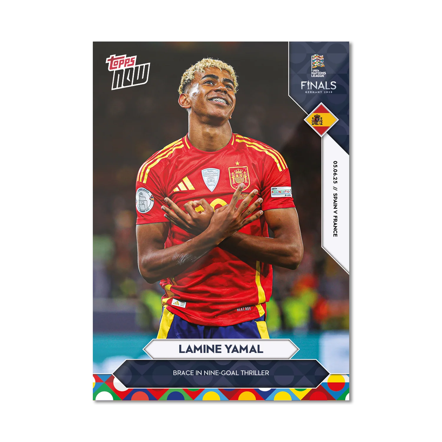 Lamine Yamal - 2025 UEFA Nations League Topps NOW®