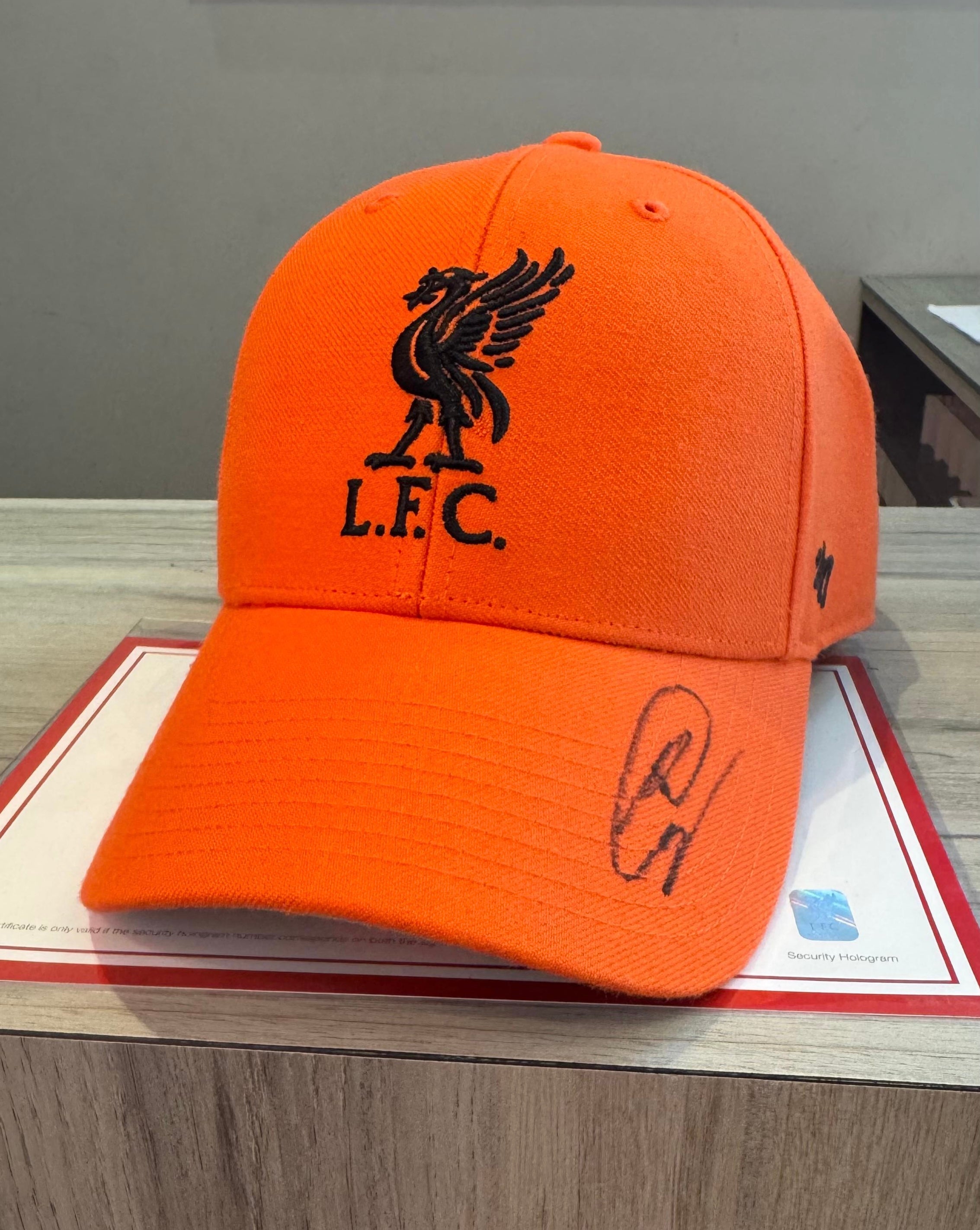 Ryan Gravenberch Signed Liverpool FC Cap - Orange Edition