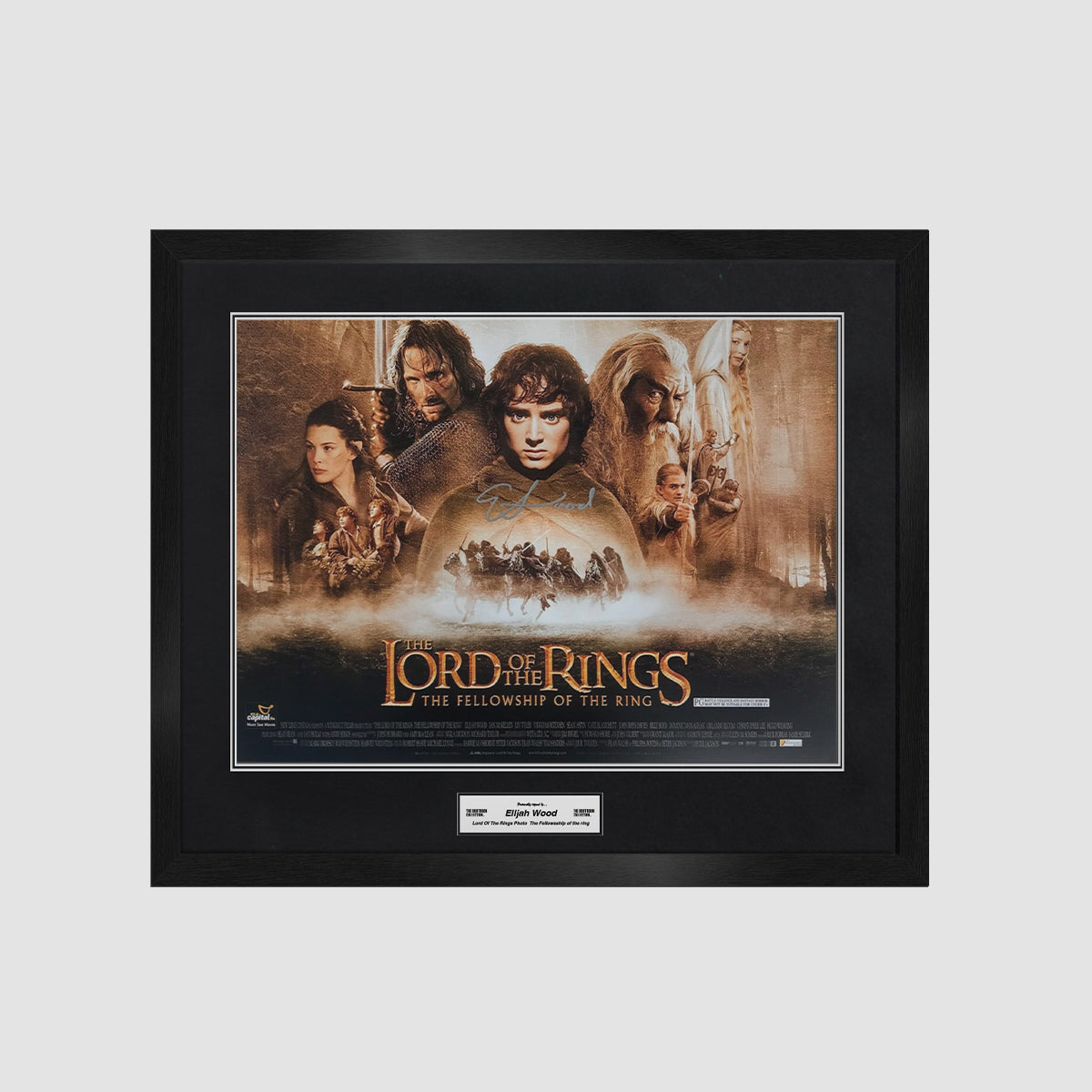 Elijah Wood Signed The Lord Of The Rings Poster - The Fellowship of the Ring