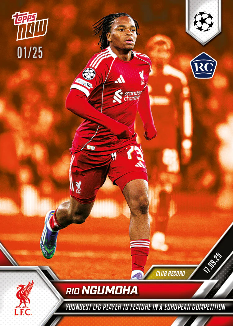 Rio Ngumoha - 2025-26 UCL Topps NOW® (1 of 25)