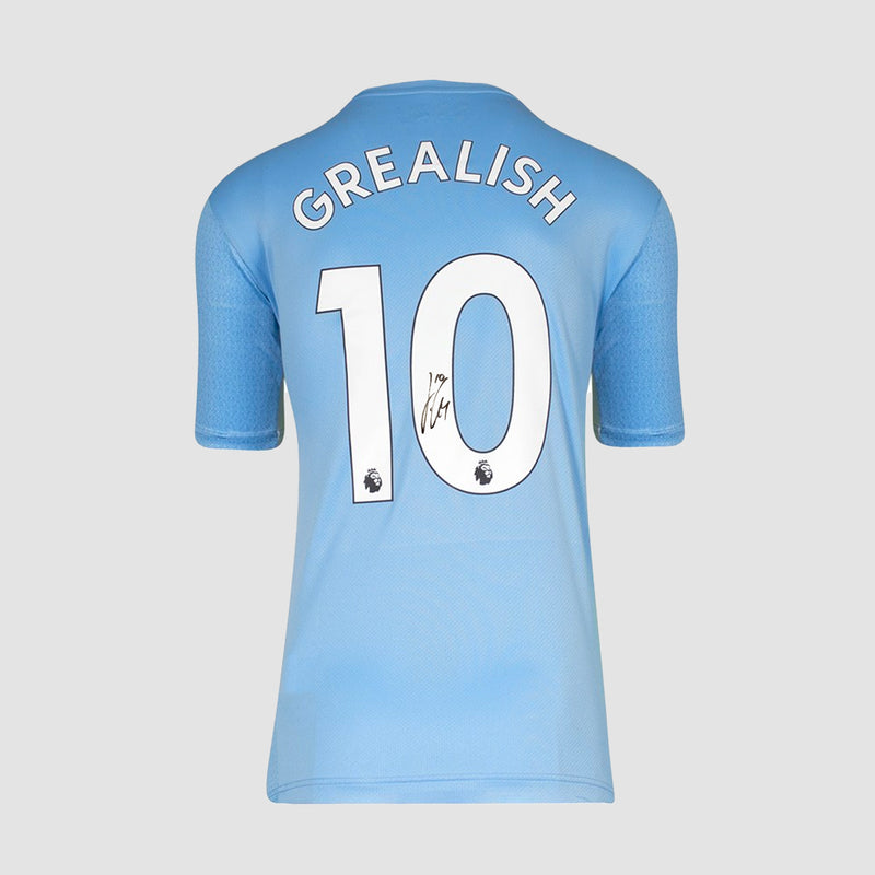 Jack Grealish signed Manchester City  21/22 Home Shirt