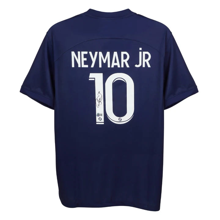Neymar Jr Signed PSG Home Soccer Jersey #10 with Beckett COA