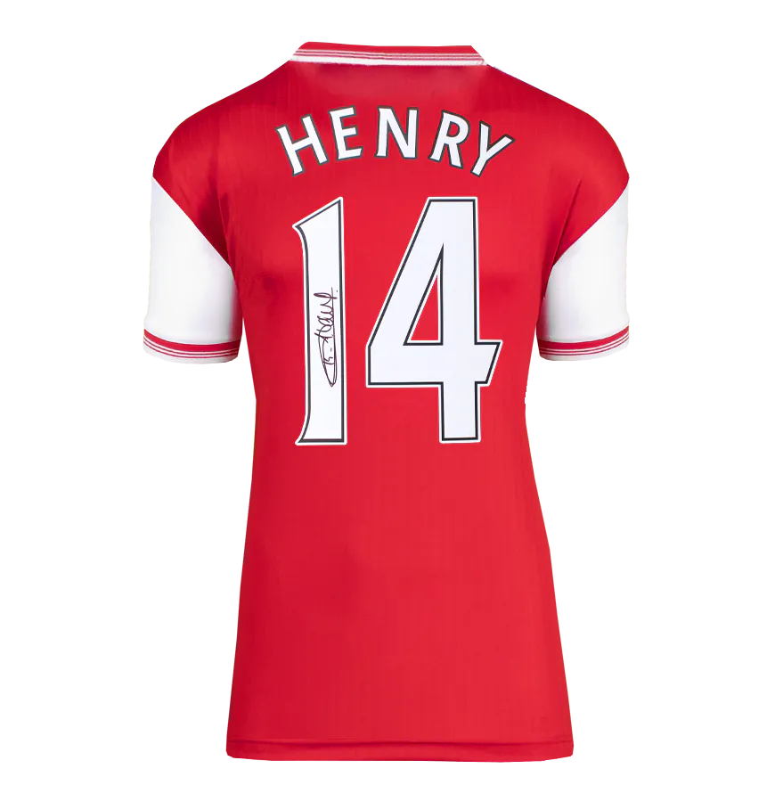 Thierry Henry Signed Arsenal Retro Shirt