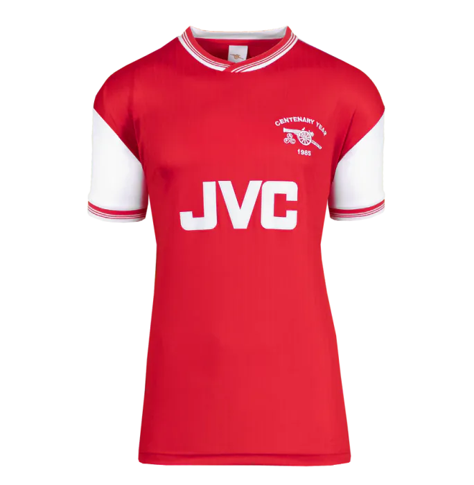 Ian Wright 8 Signed Arsenal 1985 Centenary Home Shirt (Boxed)