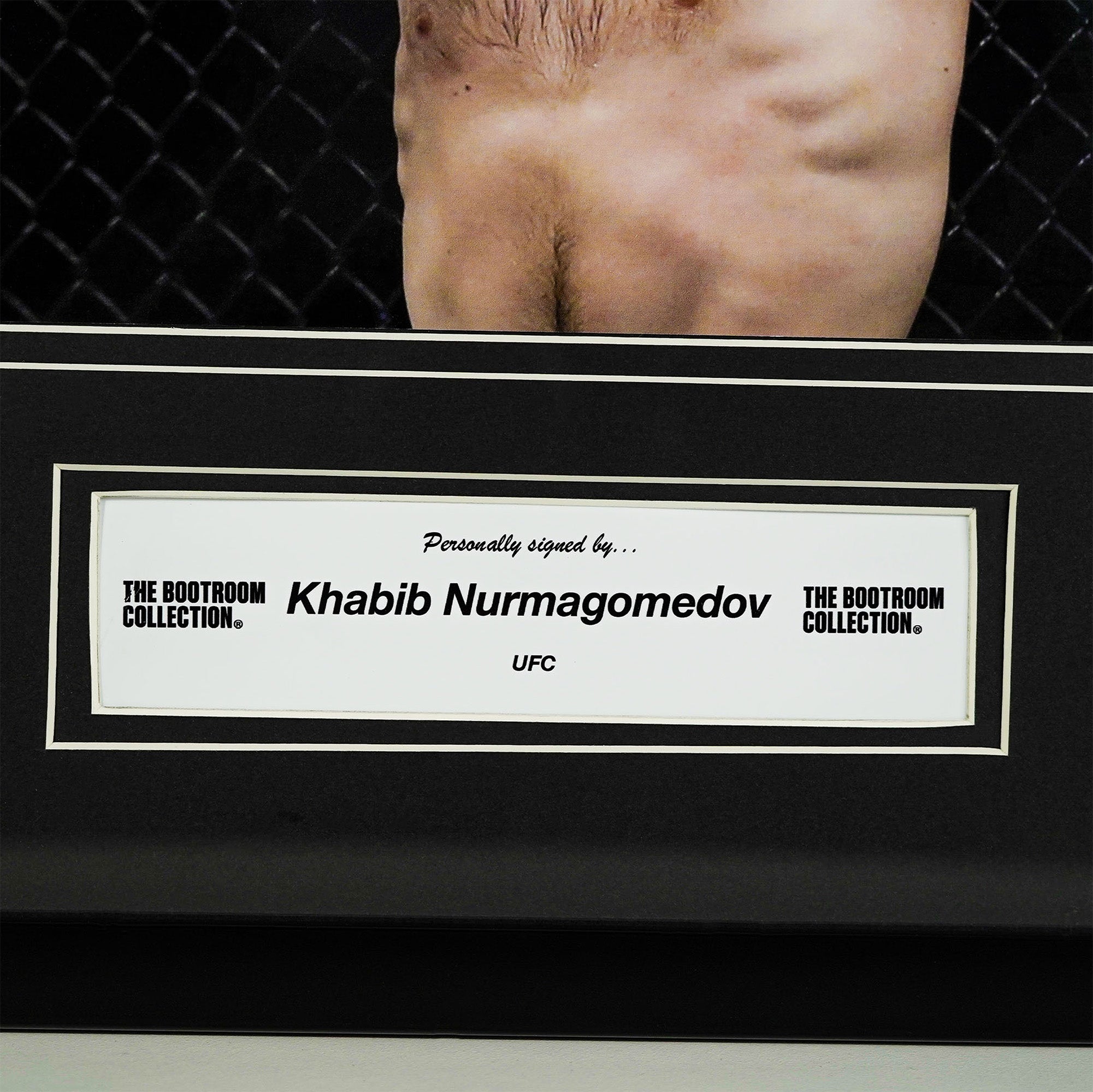 Khabib Nurmagomedov Signed Framed UFC Celebration Photograph