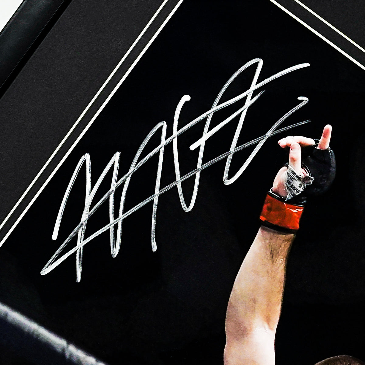 Khabib Nurmagomedov UFC 'Points to the Sky'  Signed Image