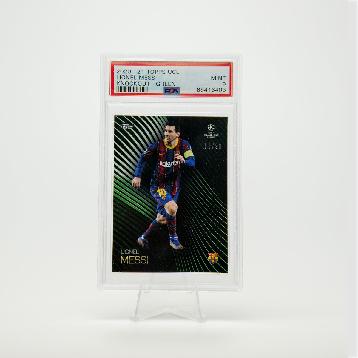 Lionel Messi Topps 20-21 Knockout Green