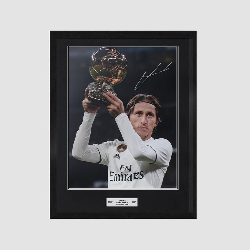 Luka Modric Signed Real Madrid Photo: 2018 Ballon d’Or Winner