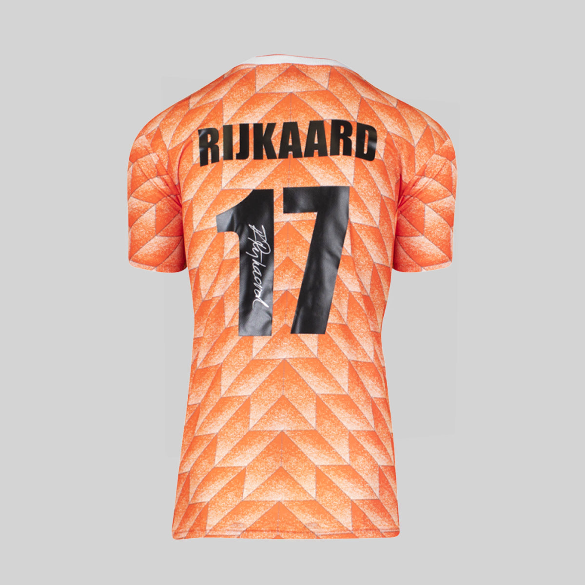 Frank Rijkaard 1988 Netherlands Home Signed Shirt (Boxed)