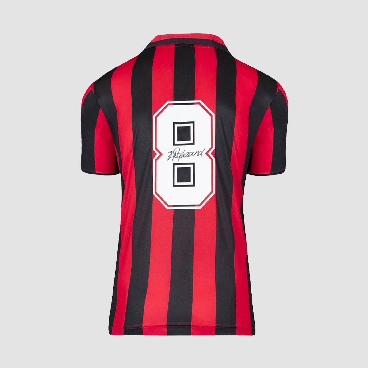 Frank Rijkaard Back Signed AC Milan 1988 Home Shirt
