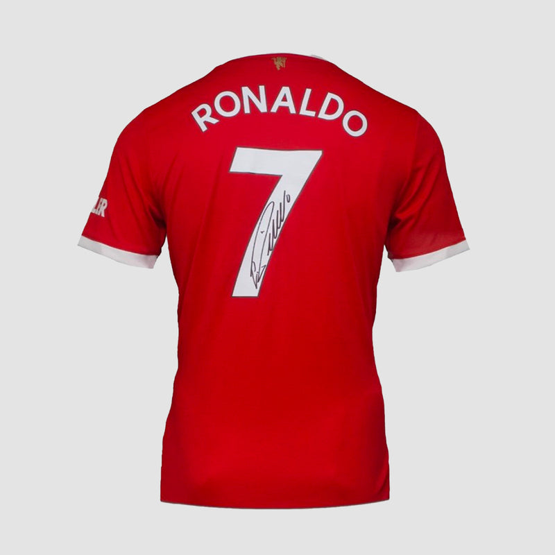 Cristiano Ronaldo Signed Manchester United  2021 - 2022 Home Shirt