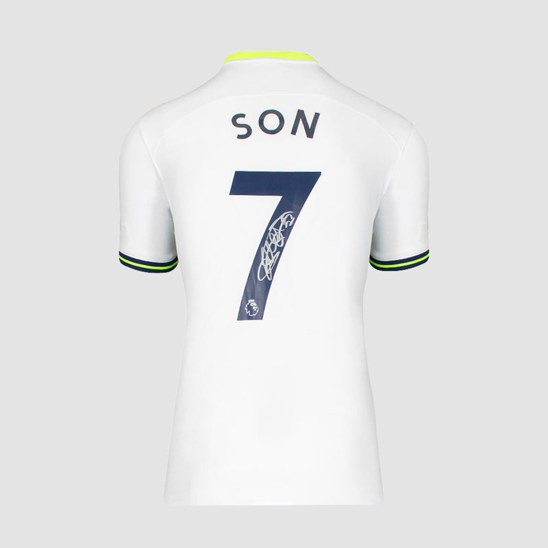 Son Heung-min Back Signed Tottenham Hotspur 2022-23 Home Shirt