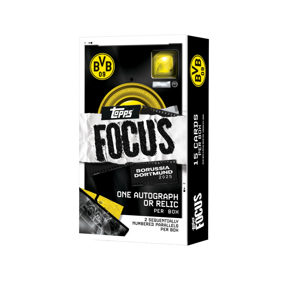 Topps® Focus Borussia Dortmund 2025-26 Trading Cards Deck Box