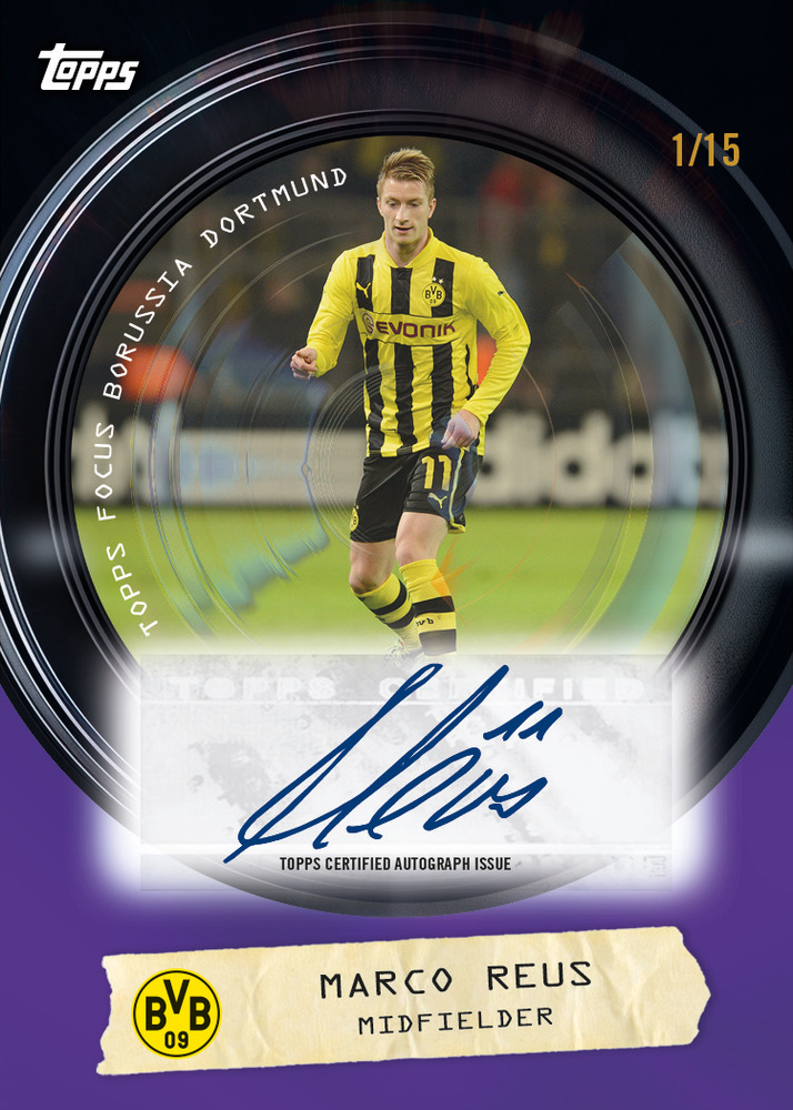 Topps® Focus Borussia Dortmund 2025-26 Trading Cards Deck Box