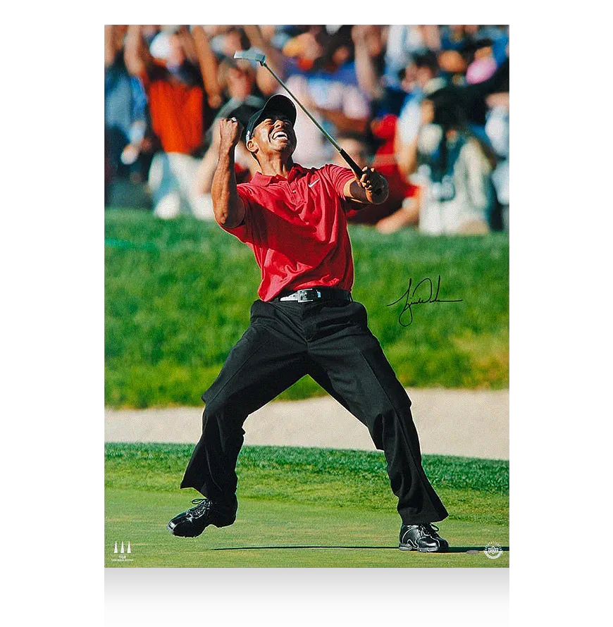 Tiger Woods Signed Photo: 2008 U.S. Open Championship 30x40 (Framed)