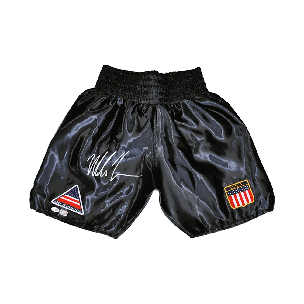Mike Tyson Autographed Signed Boxing Trunks JSA & Tyson Hologram Authentic