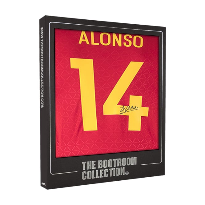 Xabi Alonso Back Signed Spain 2016-17 Home Shirt (Boxed) - The Bootroom Collection