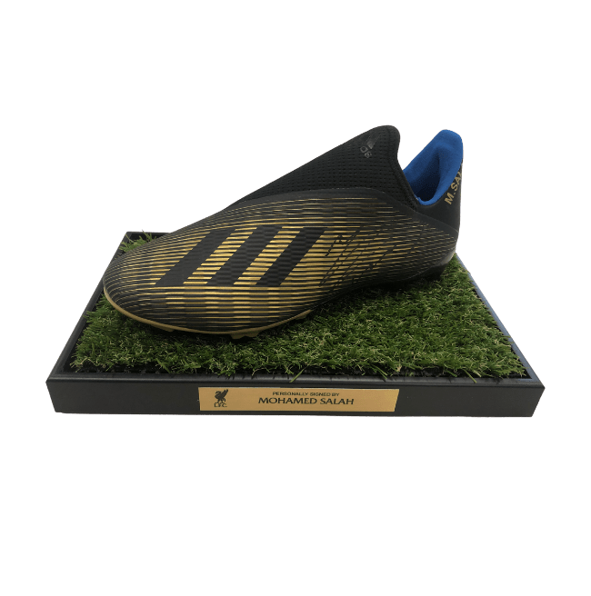 Mohamed Salah Signed Adidas Boot - The Bootroom Collection