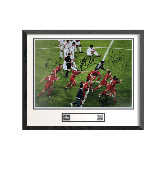 Liverpool Multi-signed Image 2005 UEFA Champions League Winner (Framed) - The Bootroom Collection