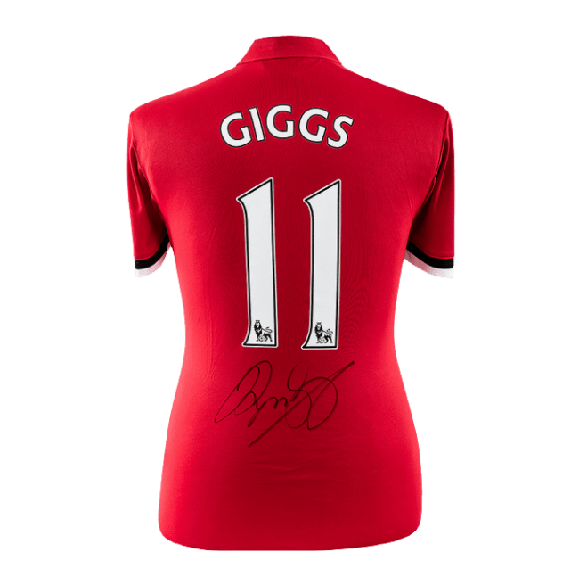 Ryan Giggs Signed 2017-18 Manchester United Home Shirt (Boxed) - The Bootroom Collection