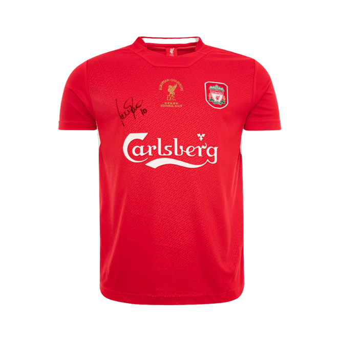 Luis Garcia 2005 Champions League Final Shirt (Boxed) - The Bootroom Collection