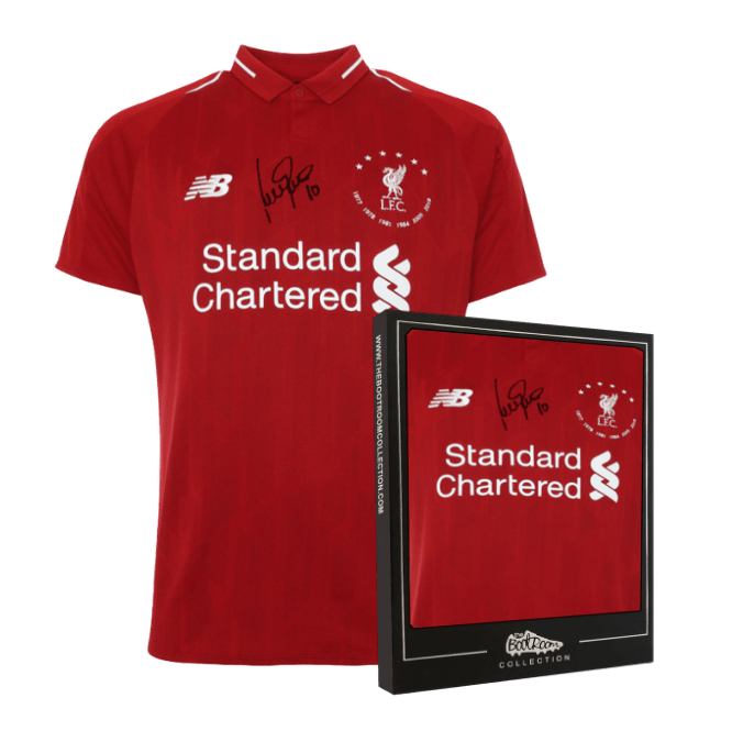 Luis Garcia New Balance Champions League Winners Shirt (Boxed) - The Bootroom Collection