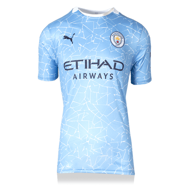 Kevin De Bruyne Back Signed Manchester City 2020-21 Home Shirt (Boxed) - The Bootroom Collection