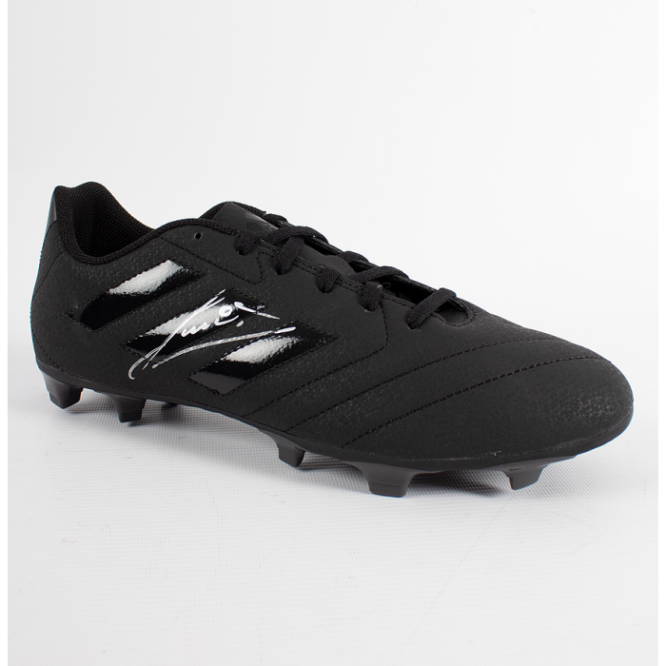 Ruud Gullit Signed Black Adidas Blackout Boot - The Bootroom Collection