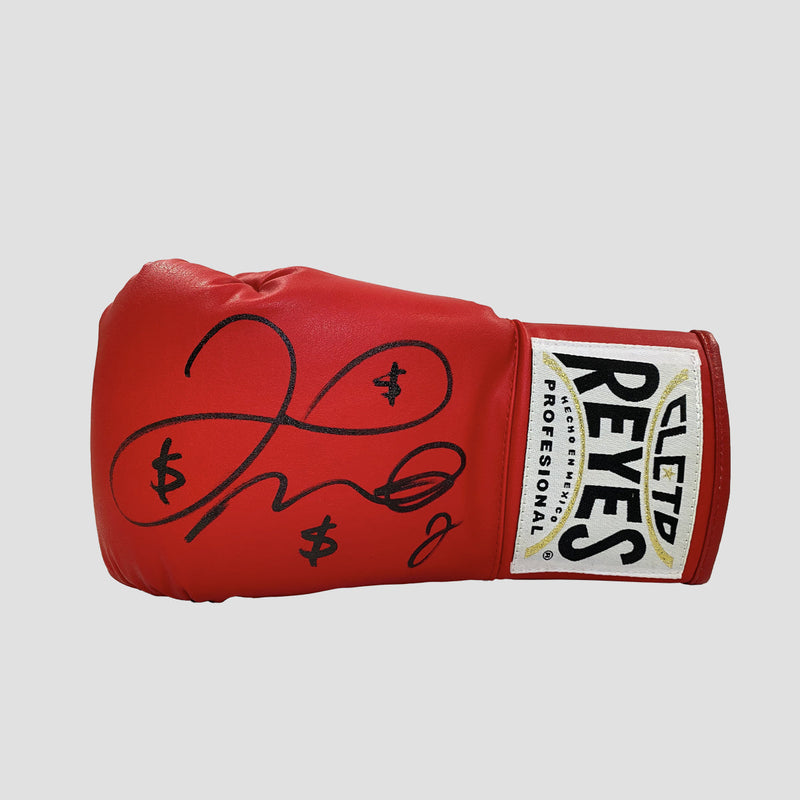 Floyd Mayweather Signed Red Reyes Boxing Glove - The Bootroom Collection