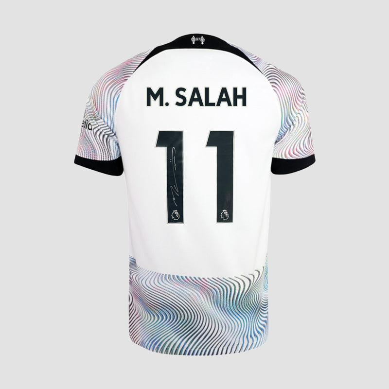 Mohamed Salah Signed Liverpool FC 22-23 Away Shirt (Boxed)